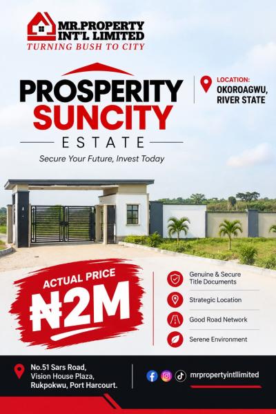 Prosperity SunCity Estate Okoroagwu
